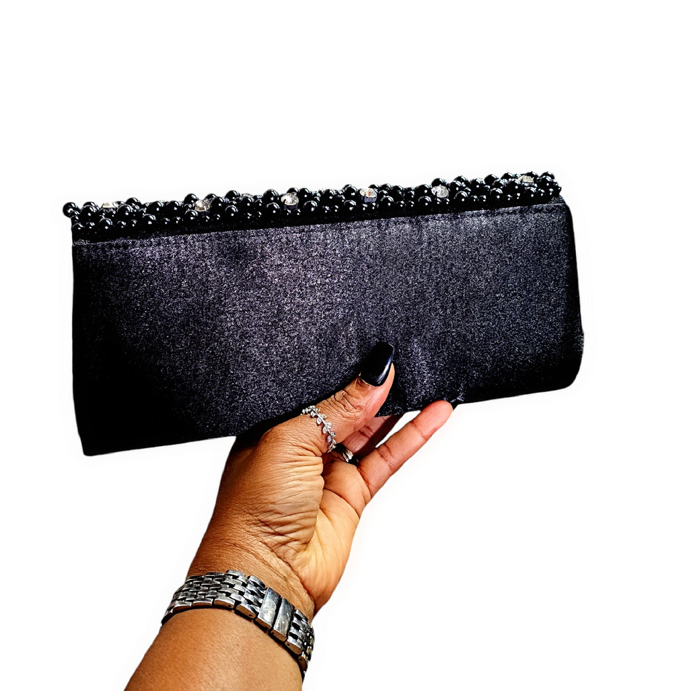 Fashion Party Evening Handbags Pearl Clutch Purses For Women & Girls