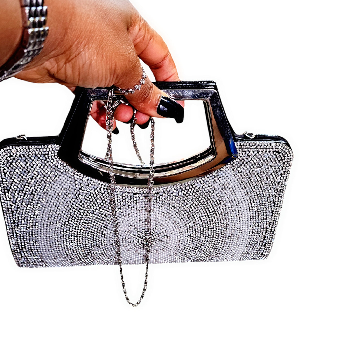 Pearl Clutch Purses for Women Wedding Bridal Evening Clutch Handbag