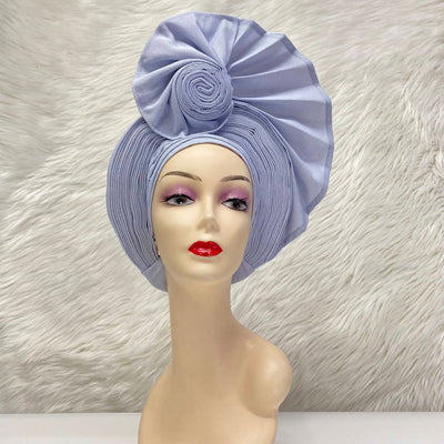 Women's Headtie, Auto Gele Headtie for Women, Nigerian Aso Oke Headgear for Wedding Party