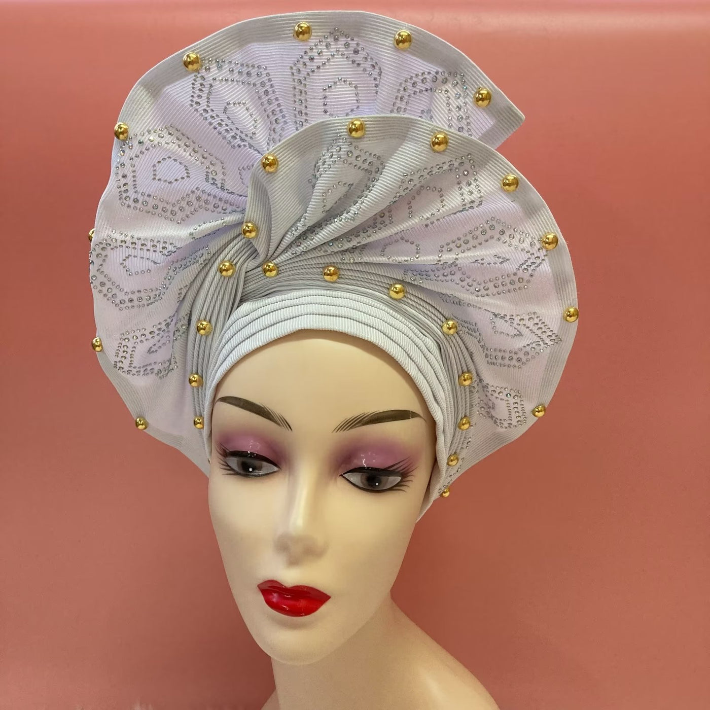 Nigerian Aso Oke Headgear for Wedding Party