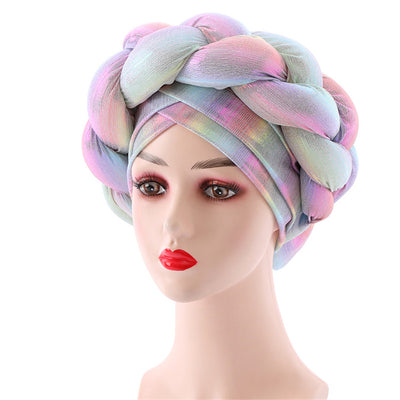 latest aso oke auto gele headtie Already Handmade african Cap Nigerian Wedding Gele women braid turbans Ladies head wraps