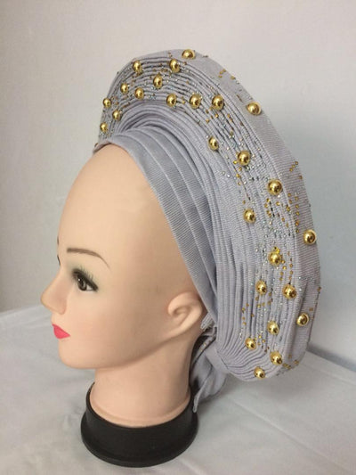 Gele Already Made Auto Gele African Turban Cap For Party